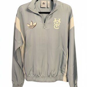 Adidas Originals HYC 1/2 Zip Pullover Jacket XS Blue NWT Men's Streetwear